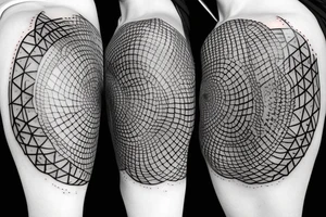 time space spiral tattoo idea
