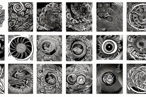time spiral pace tattoo idea