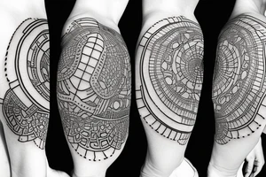 fractal time turtle tattoo idea