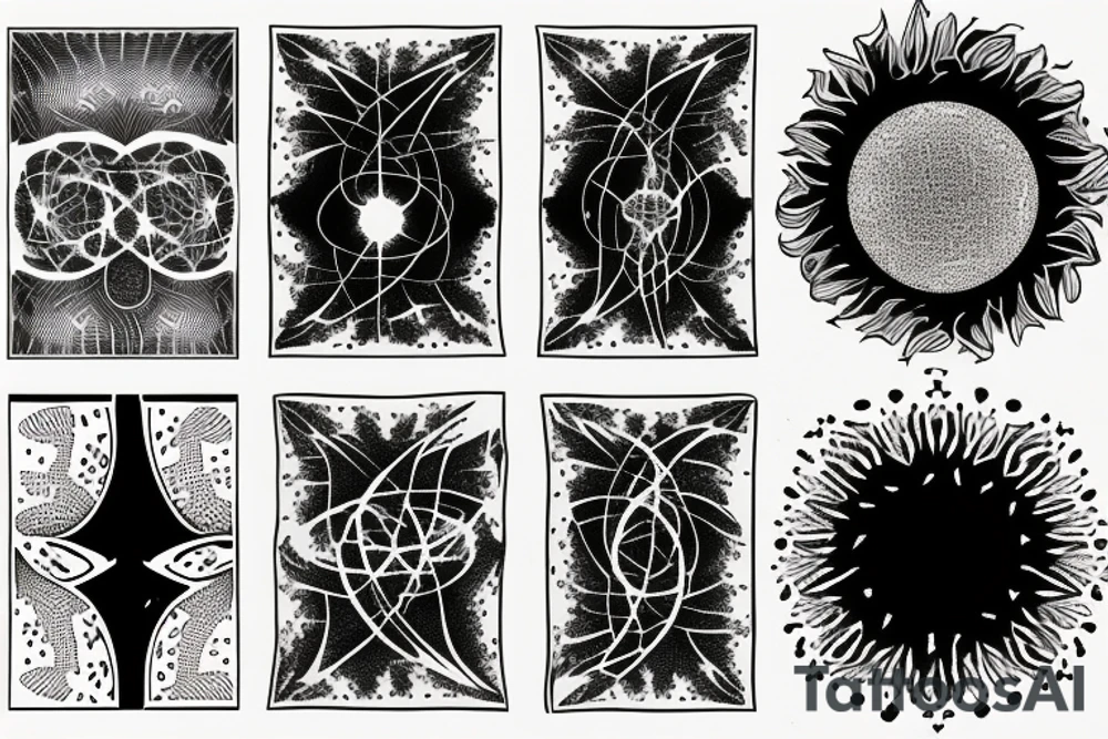 fractal space trip tattoo idea