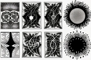 fractal space trip tattoo idea