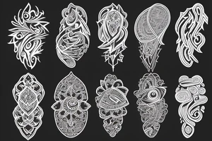 fractal space tattoo idea