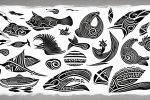 boat space Maori tattoo idea