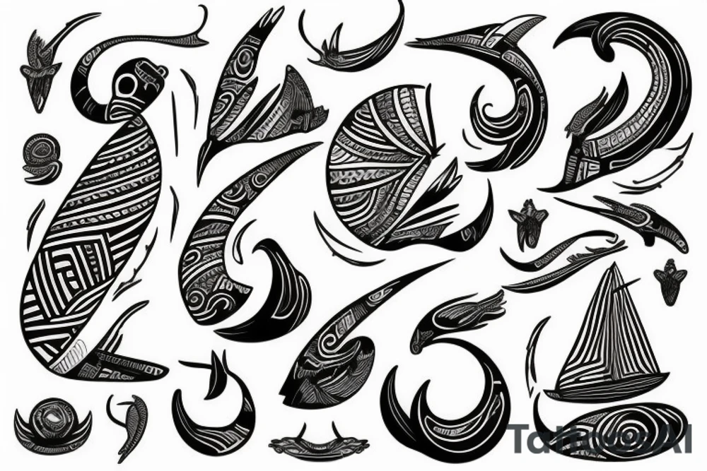 boat space Maori tattoo idea