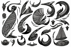 boat space Maori tattoo idea
