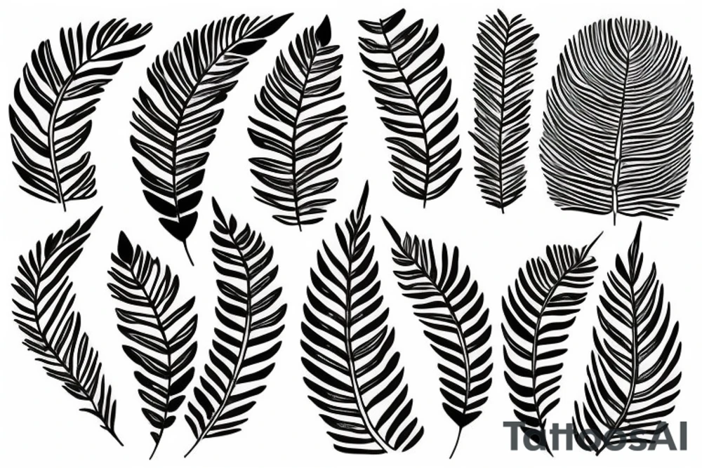 spiral leaves space Maori tattoo idea
