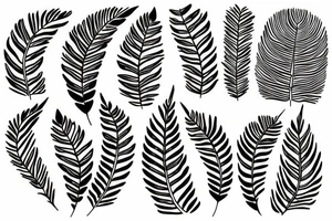 spiral leaves space Maori tattoo idea