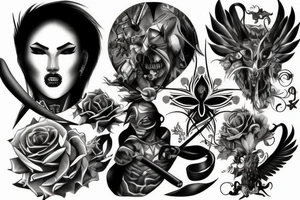 Warriors fighting tattoo idea