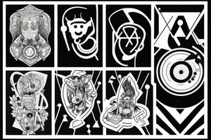 god is a dj tattoo idea