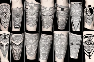 Picasso is a techno dj tattoo idea