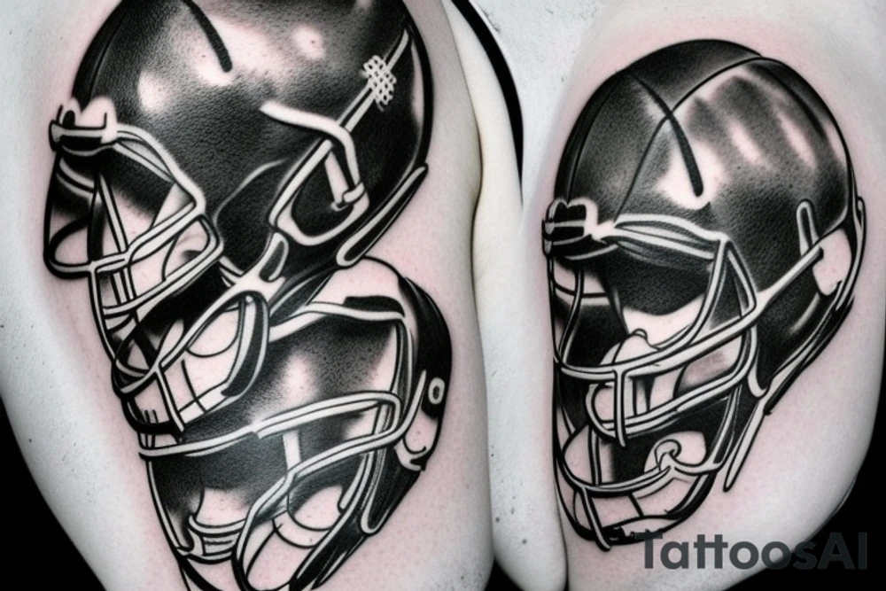 Football tattoo idea