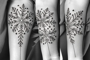 Snowflake tattoo idea