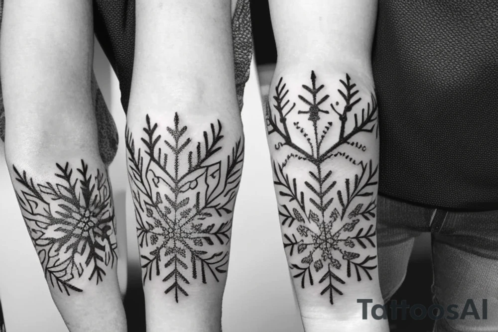 Snowflake tattoo idea