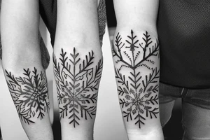 Snowflake tattoo idea