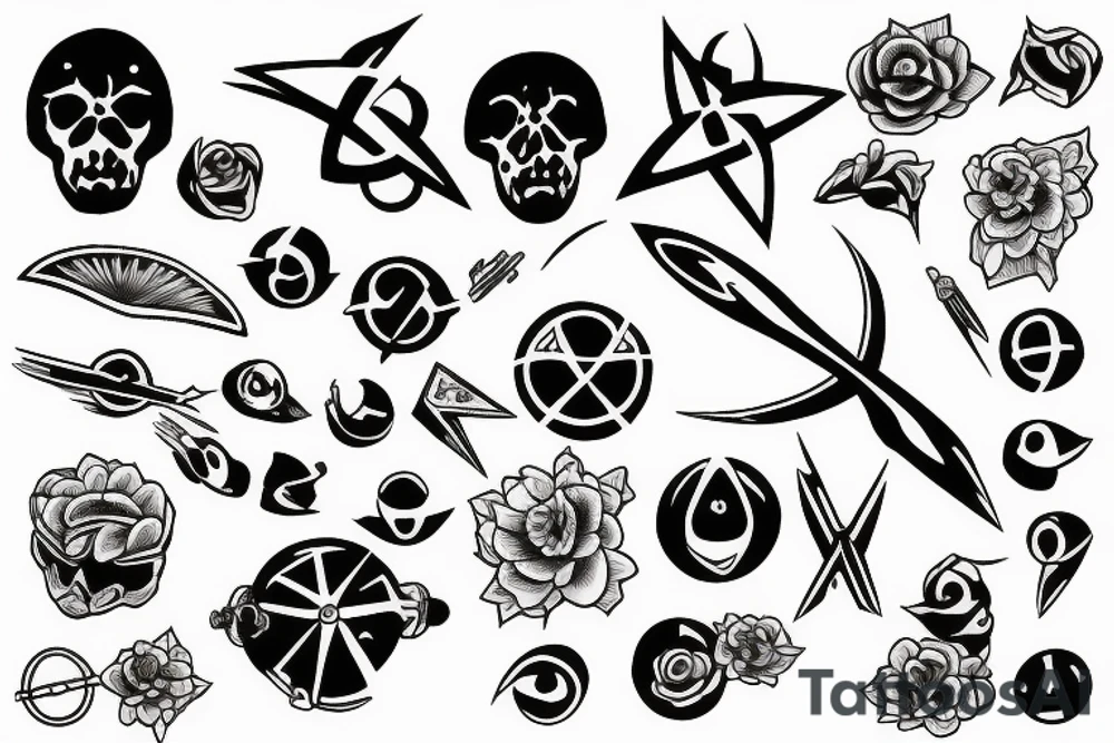 Atom tattoo idea