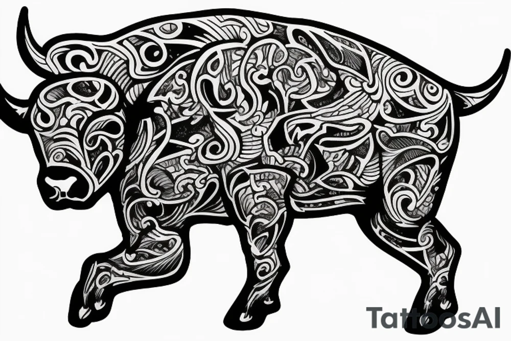 Buffalo tattoo idea