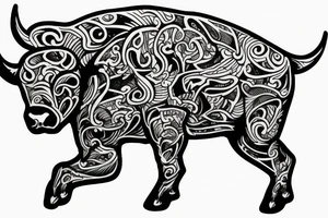 Buffalo tattoo idea