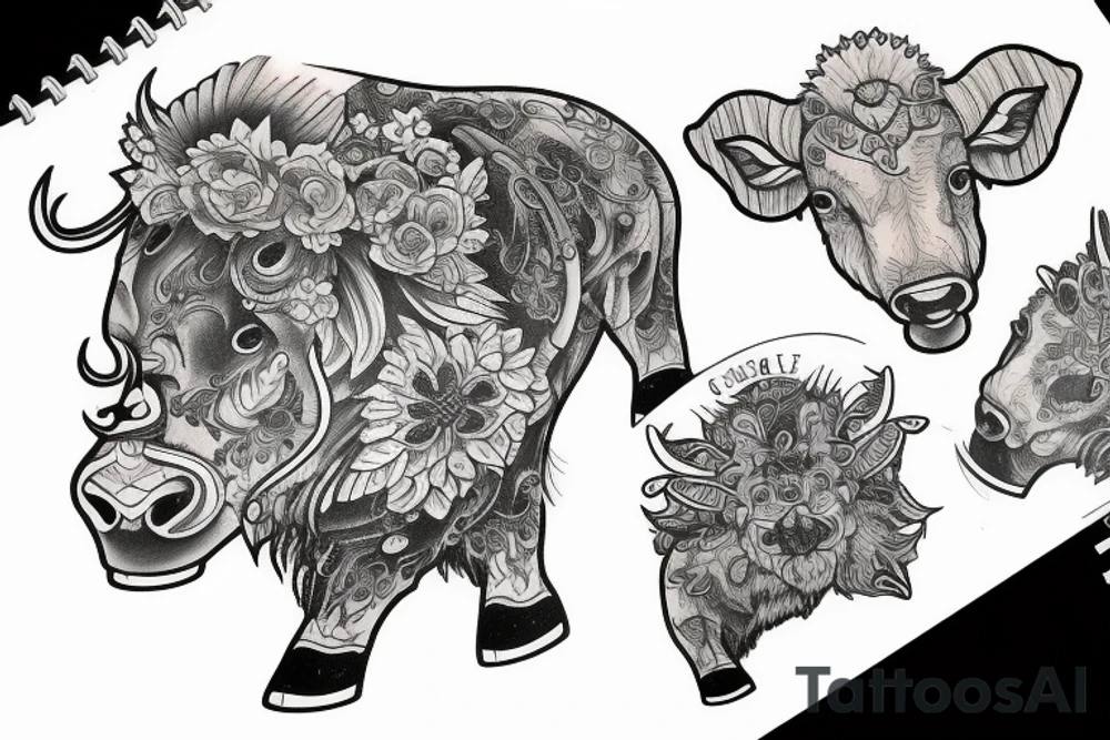 Buffalo tattoo idea
