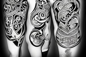 love tattoo words for a male tattoo idea