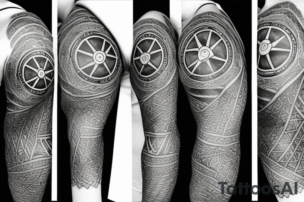Compass tattoo idea