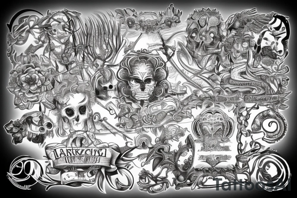 Labyrinth tattoo idea