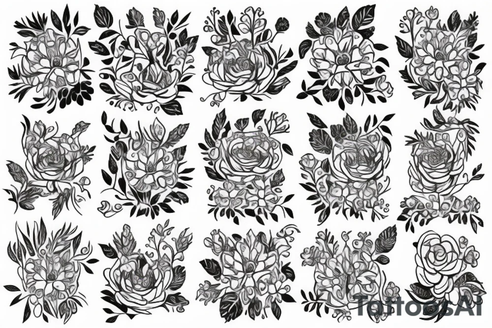 Pushing up daisies tattoo idea