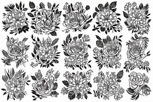 Pushing up daisies tattoo idea