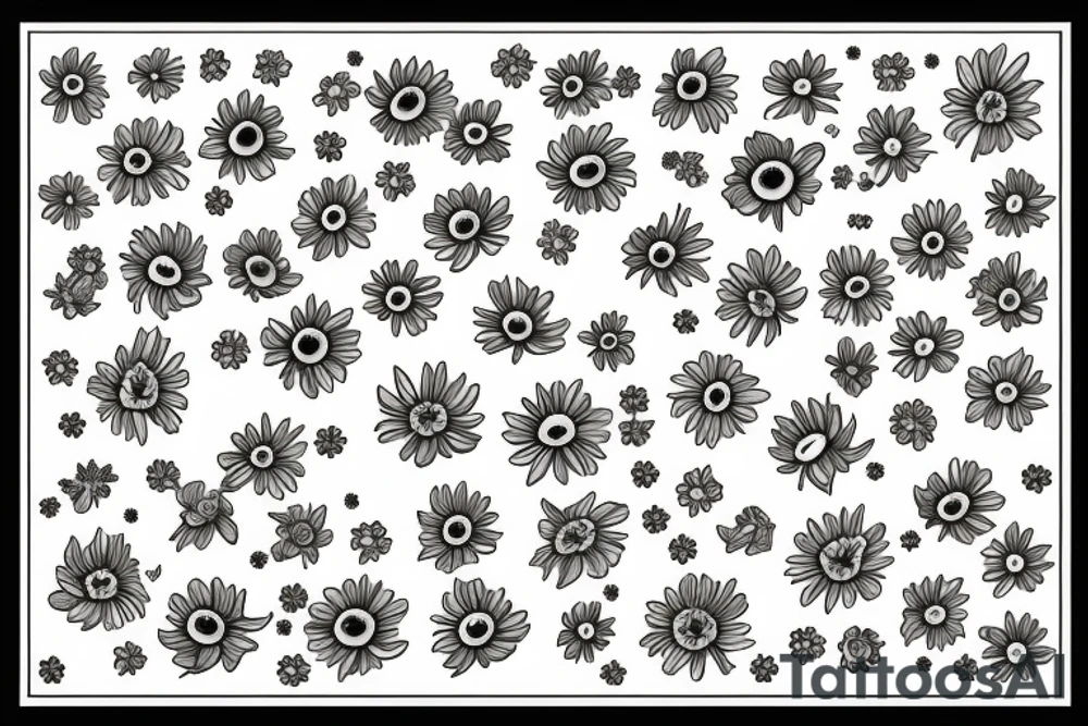 Pushing up daisies tattoo idea