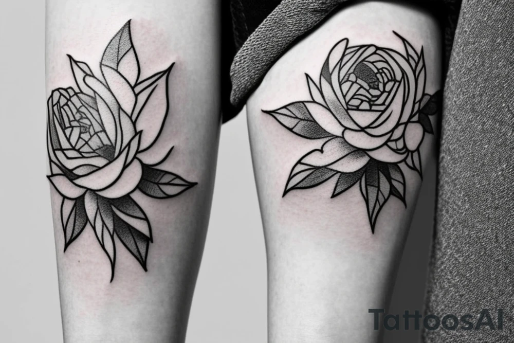 Fine line
No shading
Peonies and roses
Small tattoo idea Fine line
No shading
Peonies and roses
Small tattoo idea