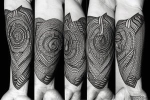 Black power themed tattoo tattoo idea