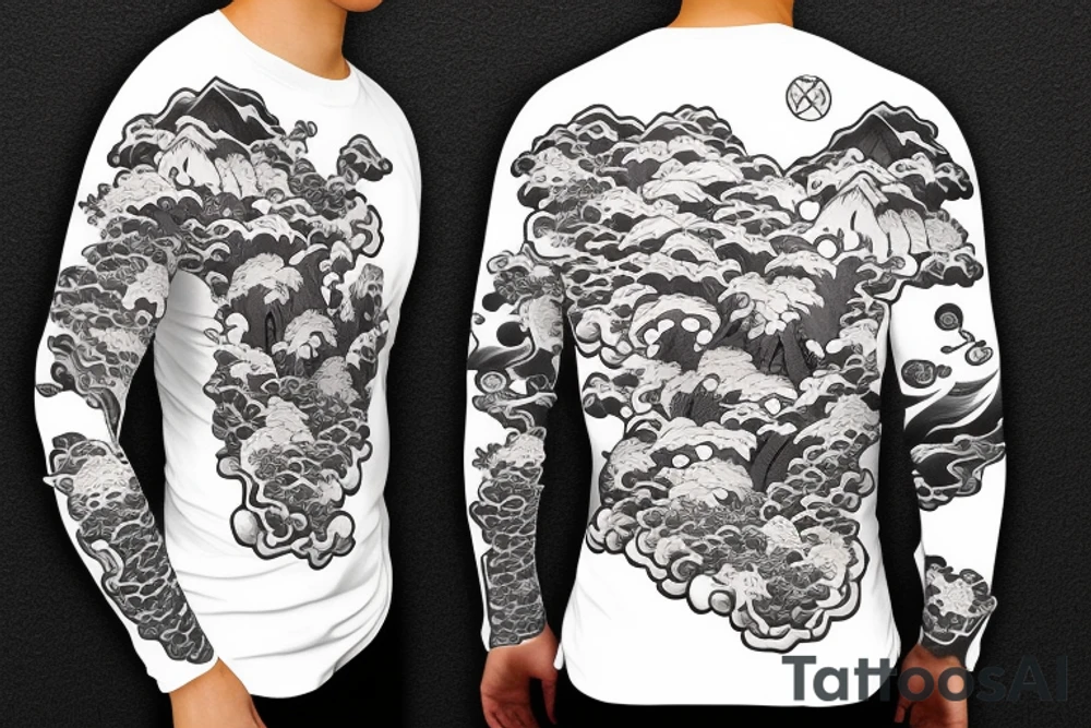 Long sleeve izumi tattoo idea