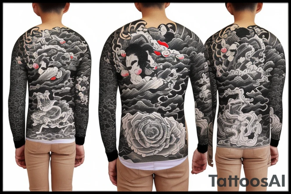 Long sleeve izumi tattoo idea