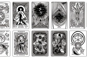 The star tarot card tattoo idea