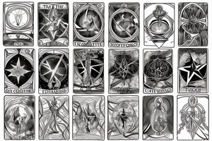 The star tarot card tattoo idea