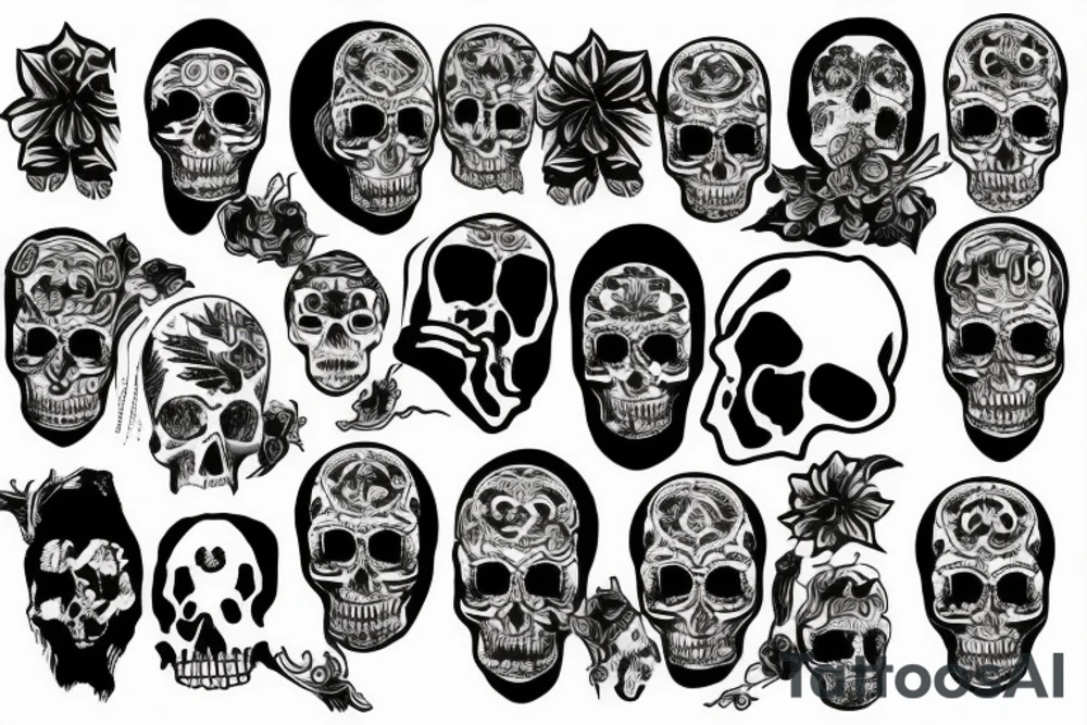 Santa Muerte tattoo idea