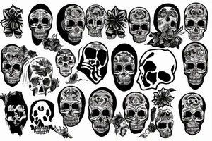 Santa Muerte tattoo idea