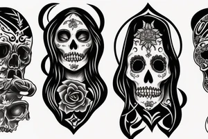 Santa Muerte tattoo idea