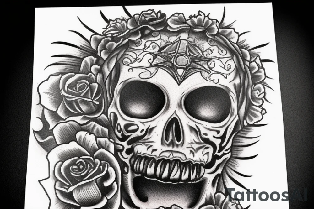 Santa Muerte tattoo idea