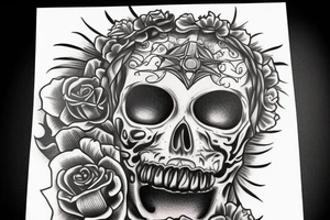 Santa Muerte tattoo idea