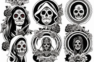 Santa Muerte tattoo idea