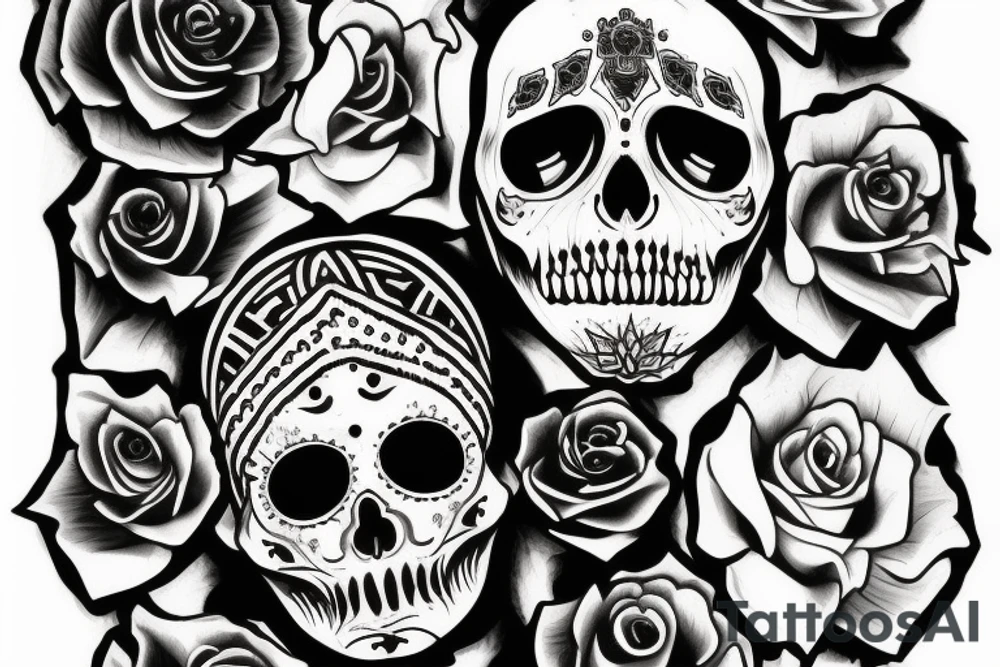 Santa Muerte tattoo idea