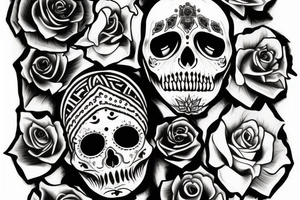 Santa Muerte tattoo idea