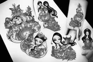 Russian fairy tales tattoo idea