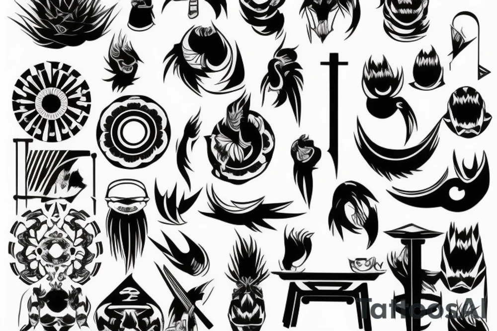 Light minimalistic graphic ornaments tattoo idea Light minimalistic graphic ornaments tattoo idea
