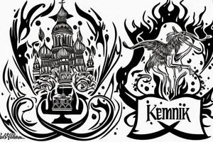 The Burning Kremlin tattoo idea