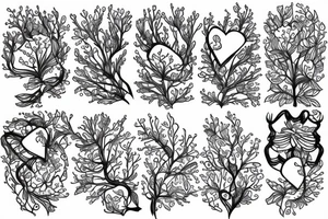 branch of lilac tattoo idea