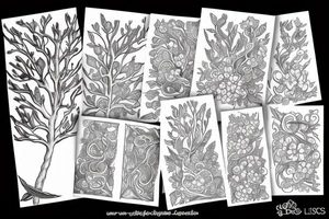 branch of lilac tattoo idea