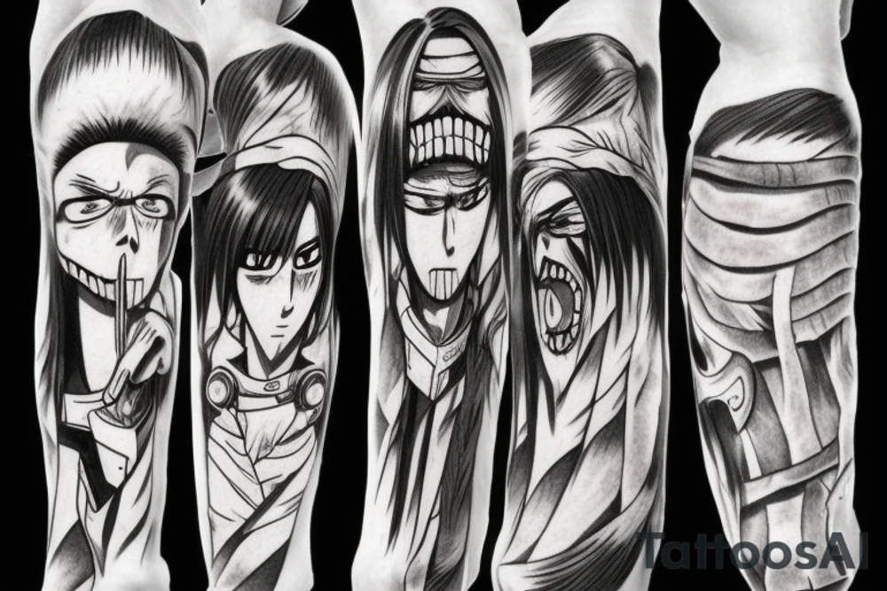 Attack on titan tattoo idea
