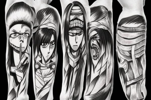 Attack on titan tattoo idea