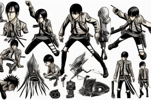 Attack on titan tattoo idea